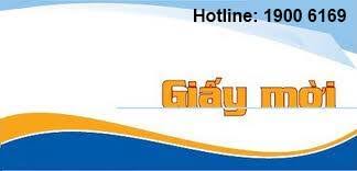Giấy mời họp Thường trực Ban chỉ đạo Chương trình Mục tiêu quốc gia xây dựng nông thôn mới, đô thị văn minh, giảm nghèo bền vững và mỗi xã một sản phẩm tỉnh
