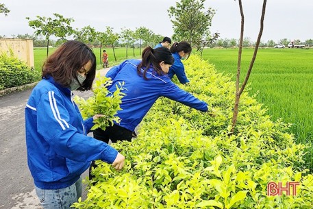 Tuổi trẻ Hà Tĩnh xây dựng 1.345 công trình trong Tháng Thanh niên 2021