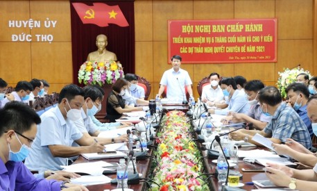 Đức Thọ phấn đấu đạt chuẩn huyện nông thôn mới nâng cao vào cuối năm 2025