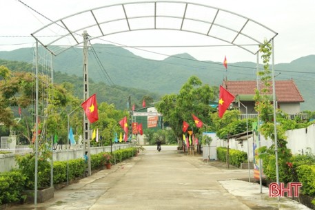 Nghi Xuân có thêm 7 khu dân cư hoàn thành tiêu chí nông thôn mới kiểu mẫu