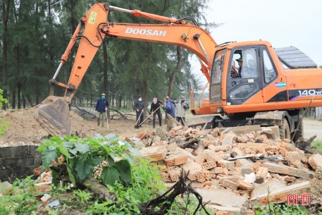 Xuân Hải, Xuân Liên ra quân xây dựng nông thôn mới nâng cao