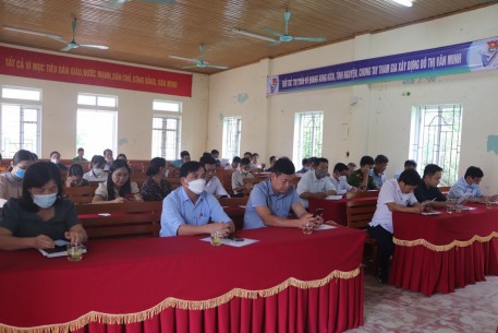 Thị trấn Vũ Quang phát động 100 ngày thi đua cao điểm xây dựng đô thị, tổ dân phố văn minh