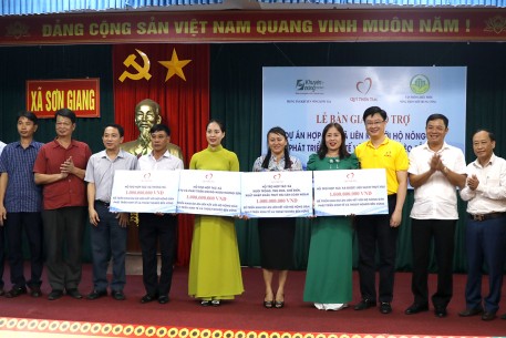 Quỹ Thiện Tâm hỗ trợ vay vốn 1 tỷ đồng giúp HTX phát triển sản xuất