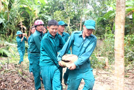 Sôi nổi phong trào xây dựng nông thôn mới chào mừng Đại hội Đảng bộ xã Tứ Mỹ