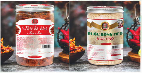 RUỐC BÔNG HEO, THỊT BÒ KHÔ HOA HÀO