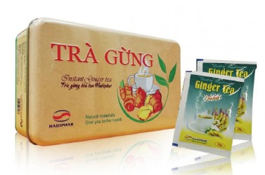 TRÀ GỪNG HÒA TAN (Hộp Kim Loại)