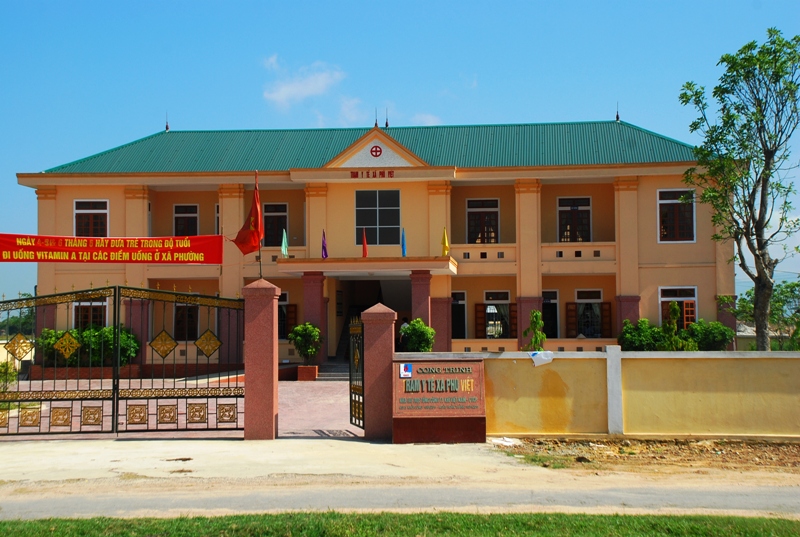 MÔ HÌNH TRẠM Y TẾ XÃ "Được xây dựng từ nguồn vốn đỡ đầu, tài trợ xây dựng NTM"