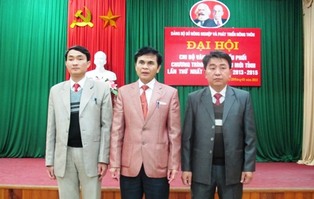 Văn phòng điều phối NTM tỉnh: Đại hội Chi bộ nhiệm kỳ 2013-2015