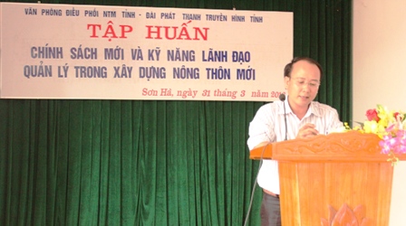 Tập huấn cơ chế chính sách mới và kỹ năng lãnh đạo quản lý