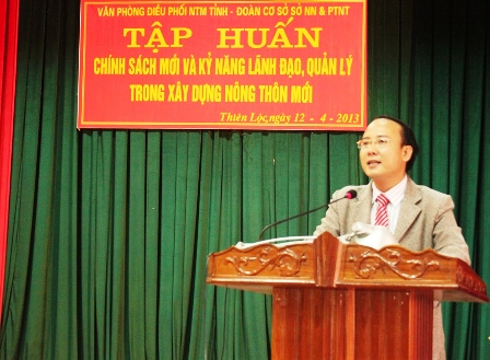 Tập huấn cơ chế chính sách mới và văn hóa giao tiếp trong cộng đồng làng xã Việt Nam