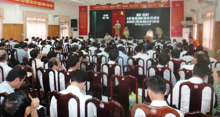 Đức Thọ sơ kết xây dựng NTM