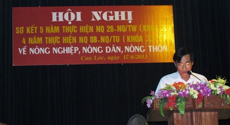 Can Lộc: Tiếp tục nhân rộng các mô hình sản xuất kinh doanh trong xây dựng NTM