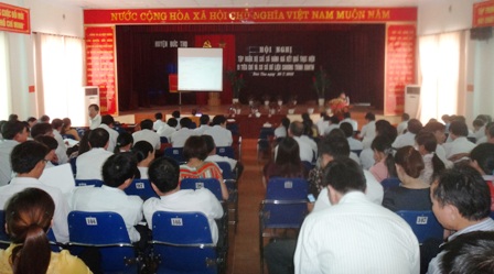 Đức Thọ tập huấn, triển khai bộ chỉ số đánh giá xây dựng NTM