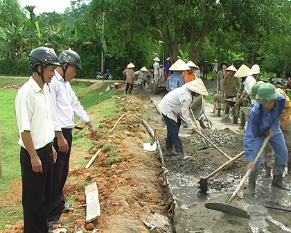 Đức Hương: Phấn đấu hoàn thành 5km đường bê tông