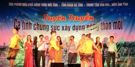 Tuyên truyền xây dựng nông thôn mới tại xã Đức châu
