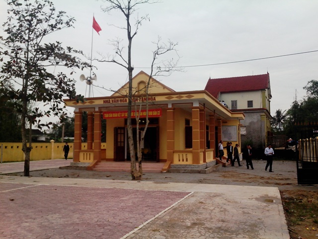 Đoàn liên nghành của Tỉnh: Thẩm định, đánh giá kết quả thực hiện 19 tiêu chí xây dựng nông thôn mới tại xã Thuận lộc.