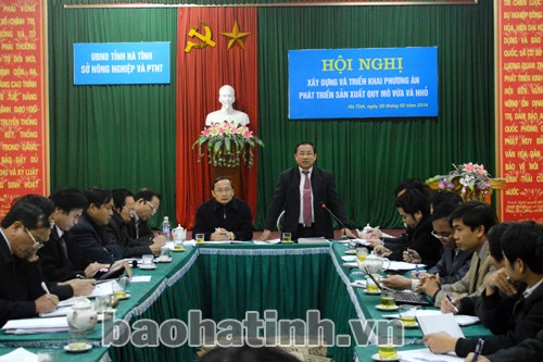 Chú trọng phát triển liên kết các hộ SX quy mô nhỏ với doanh nghiệp