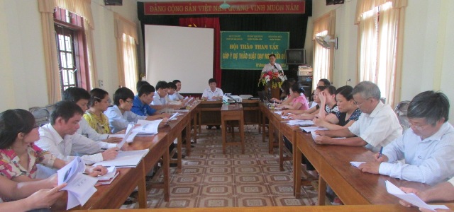 Hội thảo tham vấn góp ý vào dự thảo Luật dạy nghề