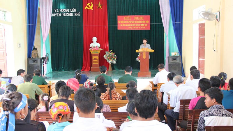 Nâng cao nhận thức về pháp luật cho người dân và đồng bào dân tộc thiểu số