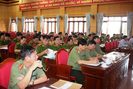 Công an tỉnh tổ chức Tập huấn thực hiện xây dựng nông thôn mới
