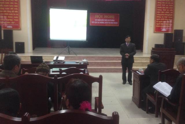 Tập huấn quy trình XD mô hình chăn nuôi lợn theo quy mô vừa và nhỏ theo hướng liên kết 4 nhà