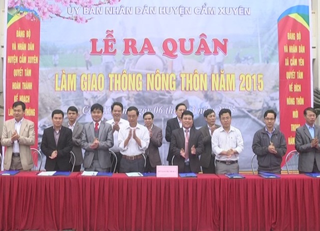Cẩm Xuyên phát động phong trào làm GTNT