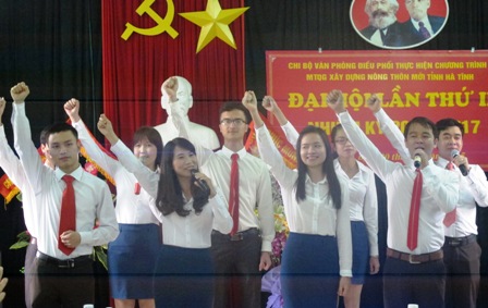 Chi bộ Văn phòng Điều phối Chương trình NTM tỉnh Đại hội lần thứ II, nhiệm kỳ 2015-2017