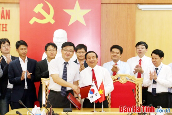 Thắt chặt quan hệ hợp tác đầu tư, thương mại Hà Tĩnh - Hàn Quốc