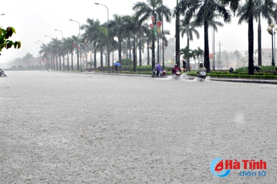 Hà Tĩnh tiếp tục có mưa vừa đến mưa to trong 2 ngày tới