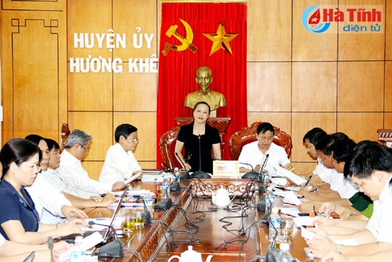 Hương Khê tăng cường chỉ đạo phát triển kinh tế tập thể