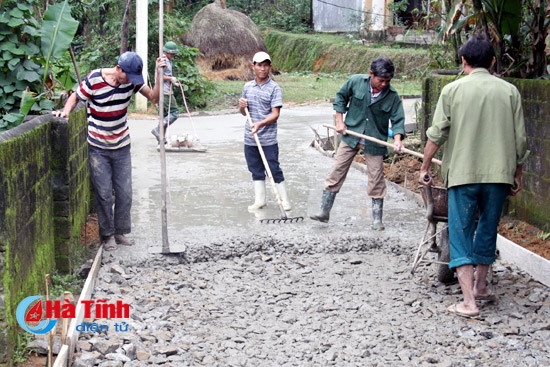 Nghi Xuân phát động phong trào xây dựng nông thôn mới năm 2016