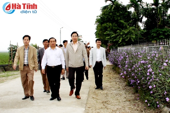 Đột phá phong trào làm giao thông nông thôn ở Thạch Hà