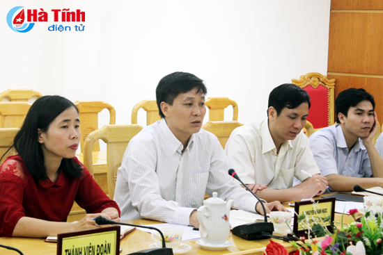 doan cong tac bo tu phap lam viec voi lanh dao ha tinh