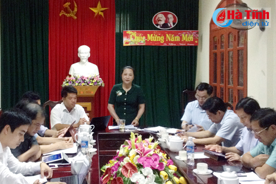 Tăng cường chỉ đạo các nhiệm vụ phát triển ở huyện Đức Thọ