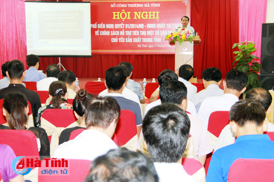 Phổ biến chính sách hỗ trợ tiêu thụ sản phẩm sản xuất trong tỉnh