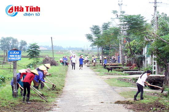 Xây dựng nông thôn mới bền vững từ “5 không, 3 sạch”
