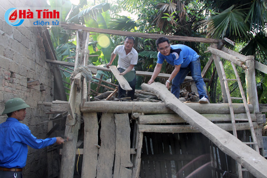 Tỉnh đoàn Hà Tĩnh triển khai nhiều hoạt động hỗ trợ xây dựng NTM