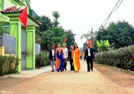 Khu dân cư nông thôn mới kiểu mẫu ở Hà Tĩnh tăng nhanh