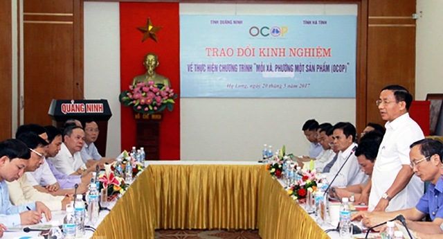 Đoàn công tác Ban chỉ đạo Chương trình xây dựng nông thôn mới tỉnh  tham quan, học tập kinh nghiệm Mỗi xã, phường một sản phẩm” tại Quảng Ninh