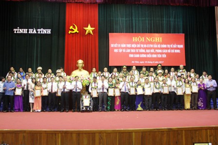 Vinh danh 60 điển hình tiên tiến học tập và làm theo tư tưởng, đạo đức, phong cách Hồ Chí Minh