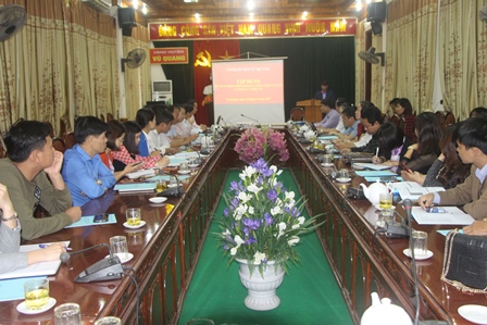 Các đại biểu tham gia lớp tập huấn