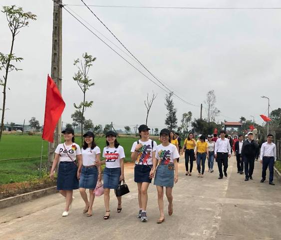 Văn phòng Điều phối NTM tỉnh – Sở Nông nghiệp và PTNT: Tham quan thực tế một số điểm trong xây dựng NTM
