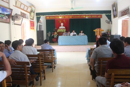 Đại biểu dự buổi làm việc