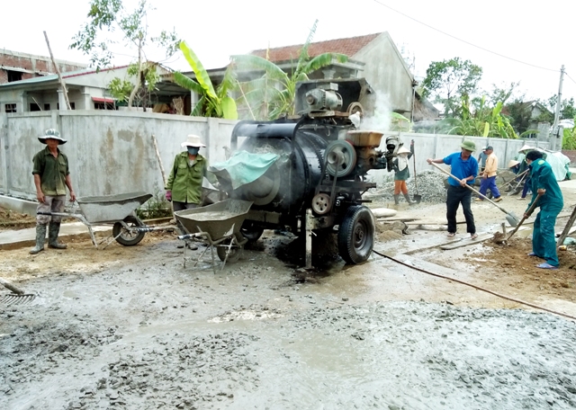 Toàn tỉnh làm mới 259,29 km đường giao thông nông thôn