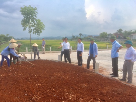 Xã Cẩm Thạch quyết tâm đạt chuẩn nông thôn mới trong tháng 6/2018