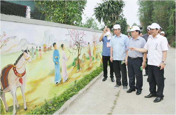 Nông thôn mới song hành với văn hóa truyền thống