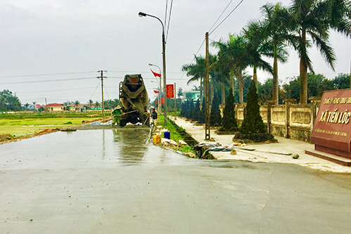Tiến Lộc: Hướng tới xã nông thôn mới kiểu mẫu