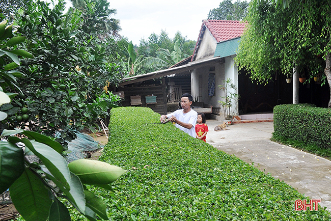 Xóm đạo miền núi Hà Tĩnh xây dựng NTM kiểu mẫu: Càng làm càng thấy đẹp, người dân thêm phấn khởi!