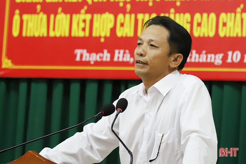 Nhân rộng việc hình thành ô thửa lớn trên địa bàn Hà Tĩnh