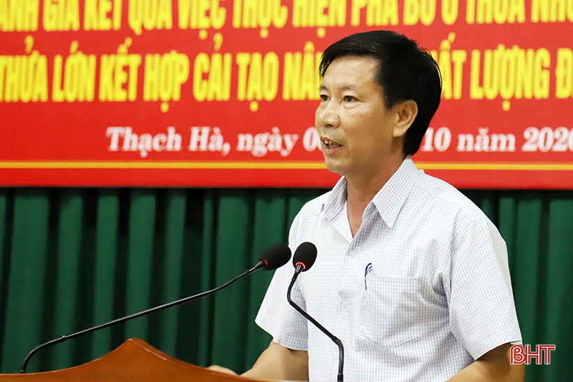 Nhân rộng việc hình thành ô thửa lớn trên địa bàn Hà Tĩnh